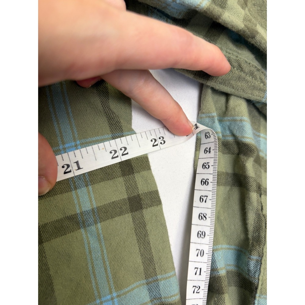 Harley-Davidson Mens Green Plaid Eagle Graphic Patch Flannel Shirt‎ Medium - Picture 6 of 8